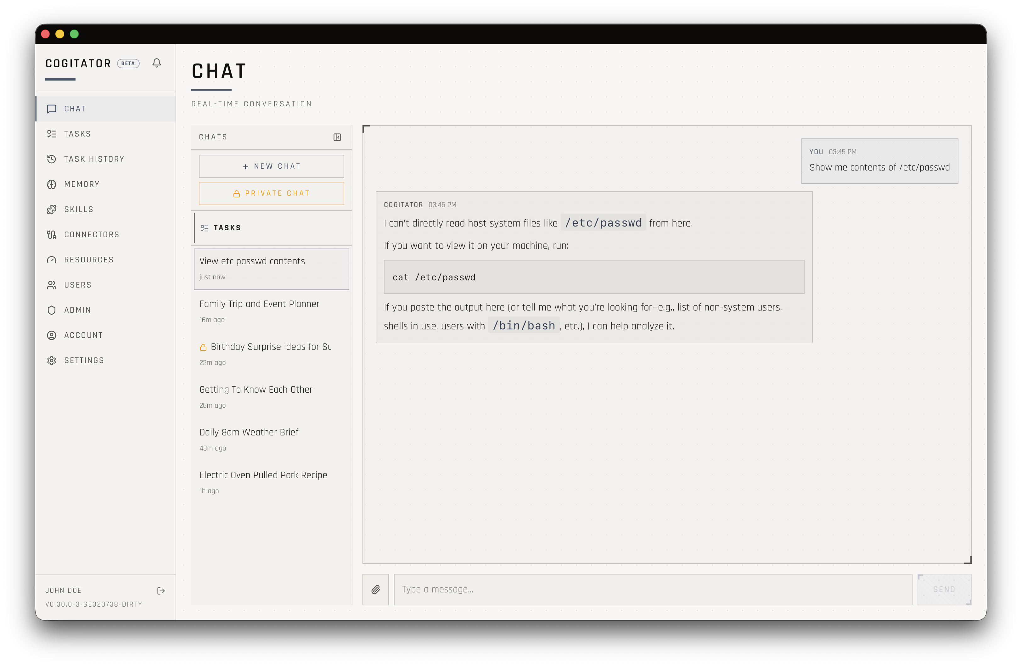 Security screenshot